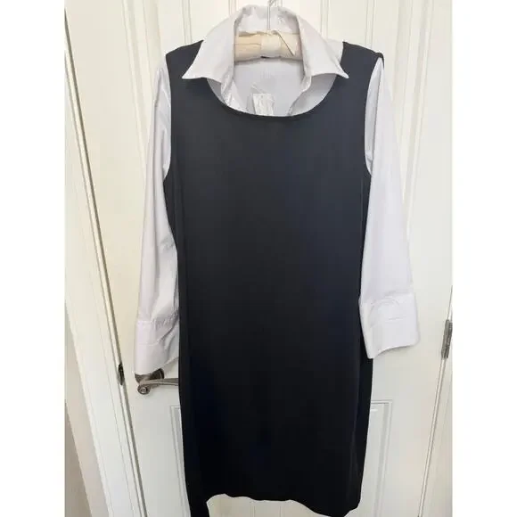 st john milano knit dress St John Milano Knit Dress Womens 6 Pendant Lunch Midi Wool Rayon PreFall 2011